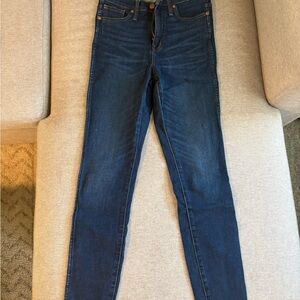 Madewell Dark Blue Skinny Jeans